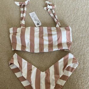 Billabong striped bikini